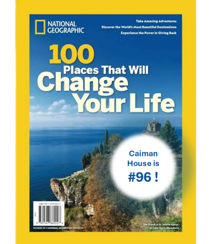 National Geographic 100 Places That Will Change Your Life - Caiman House is #96